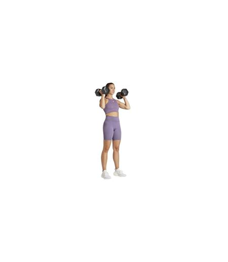 Brassière De Sport Femme Violet Adidas