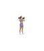 Brassière De Sport Femme Violet Adidas-1