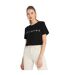 T-shirt Motif/style Amis Femme Noir MerchCode-1