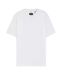 T-shirt Motif/style Uni Adulte Blanc Boss-1