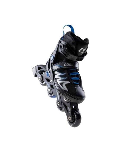 Childrens/kids Ramen Adjustable Inline Roller Skates 6.5 Uk-9 Uk Black Blue Coolslide