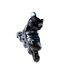 Childrens/kids Ramen Adjustable Inline Roller Skates 6.5 Uk-9 Uk Black Blue Coolslide-3