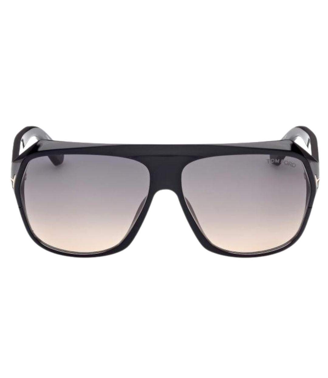 Lunettes De Soleil Motif Fumé Dégradé Hawkings Homme Taille Unique Noir Brillant Tom Ford-1