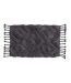 Tapis de Salle de Bain Hilma 50x80cm Gris Foncé-1