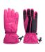Womens/ladies Richen Ski Gloves Pink Peacock Boysenberry Elbrus-3