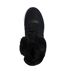Childrens/kids Unolite High Top Trainers Black Rose Gold Skechers-3