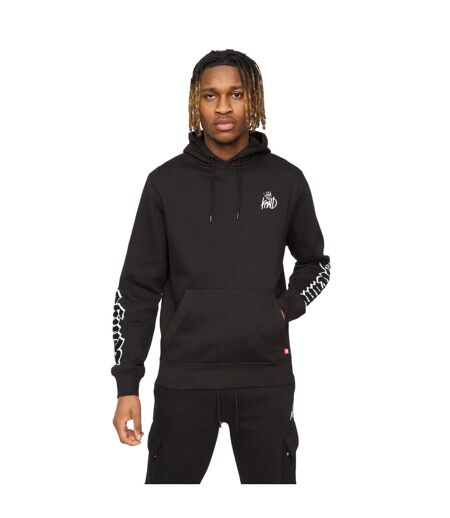 Mens Sleevely Fleece Hoodie Black Kings Will Dream