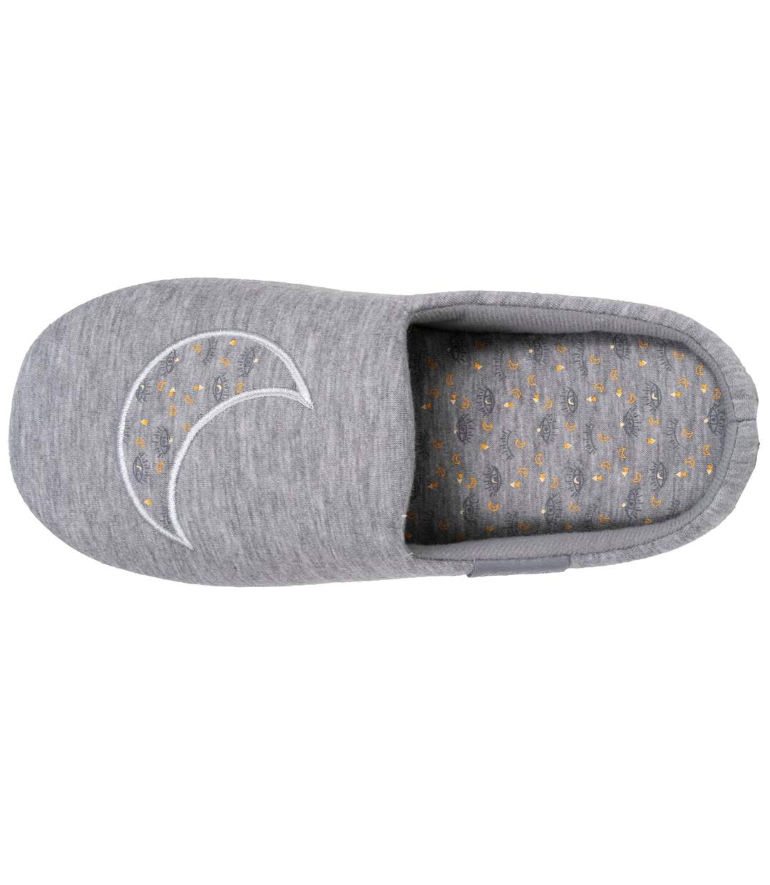 Isotoner Chaussons extra-light Mules femme jersey, semelle gomme antidérapante-2