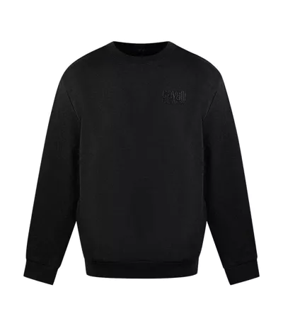 Pull Motif/style Logo Homme Noir Cavalli Class