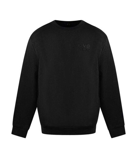 Pull Motif/style Logo Homme Noir Cavalli Class