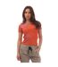 T-shirt T-ele-n1 Femme Orange Diesel-2