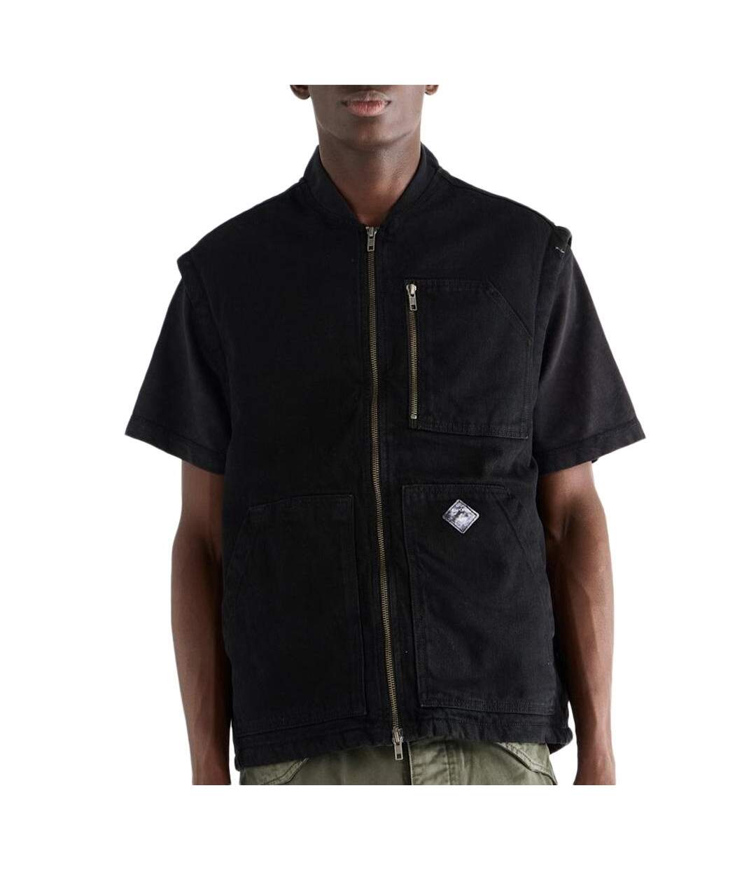 Veste sans manches noire homme kaporal rixe-1
