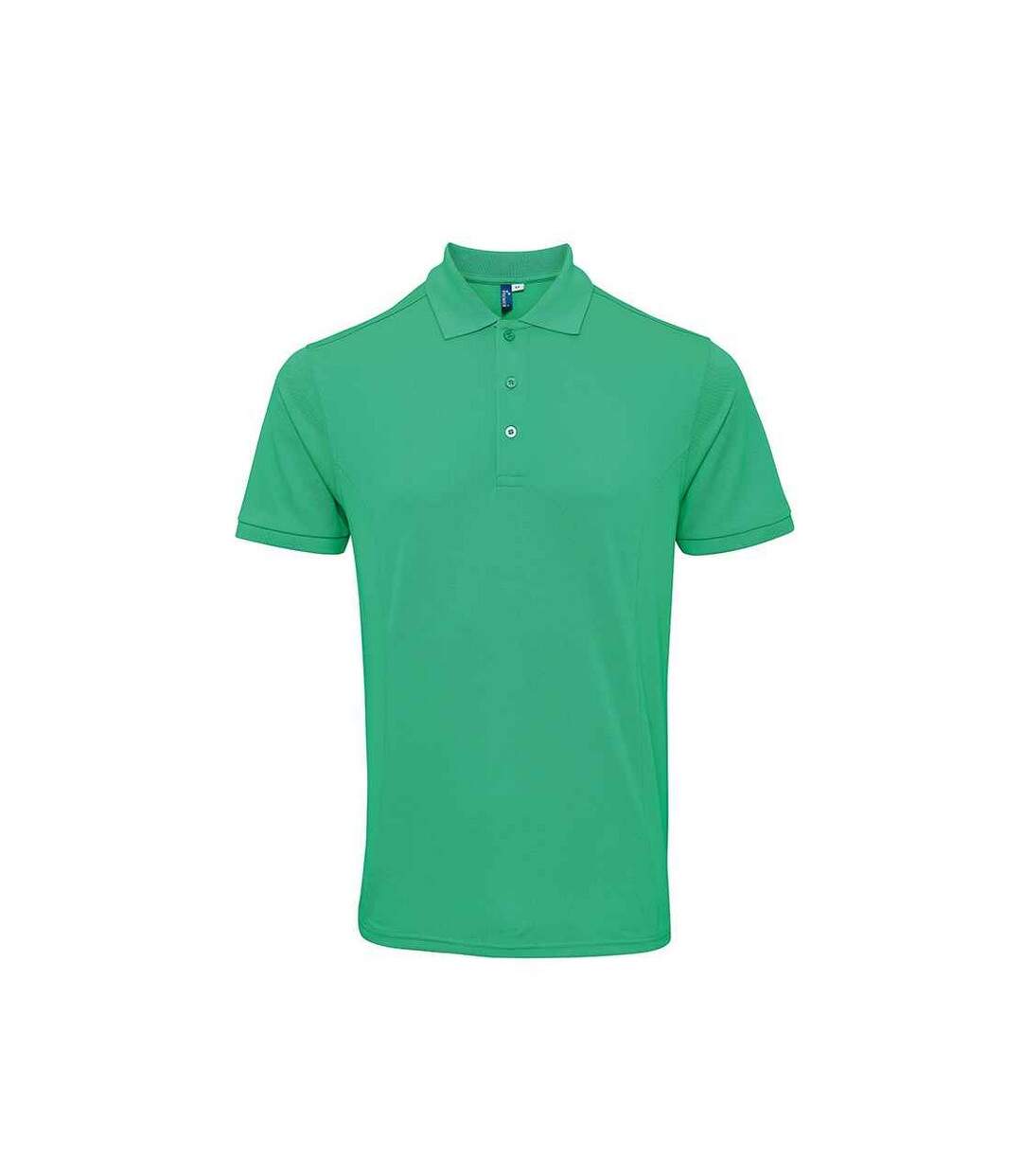 T-shirt polo hommes vert kelly Premier-3