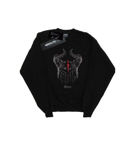 Disney Sweatshirt Femmes/Dames Maleficent Mistress Of Evil Horns (Maléfique, Maîtresse du Mal, Cornes du Mal) (Noir) - UTBI26436