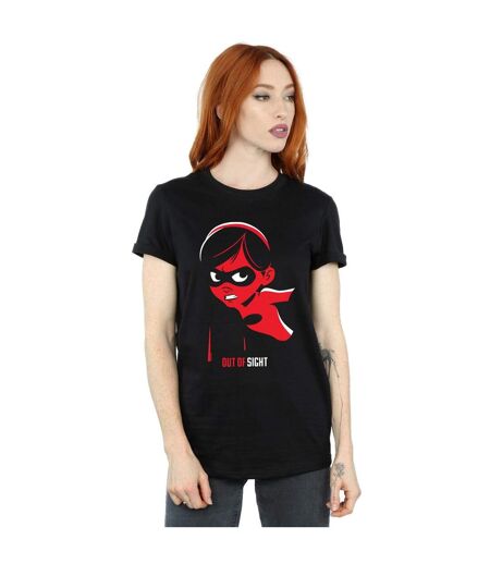 Disney Femme/Les femmes Incredibles 2 Incredible Girl - T-shirt boyfriend en coton (Noir) - UTBI41944