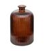 Vase Design en Verre Luz 23cm Ambre-1