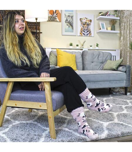 Sock Snob - 4 paires de chaussettes épaisses et chaudes pour femme pour l'hiver