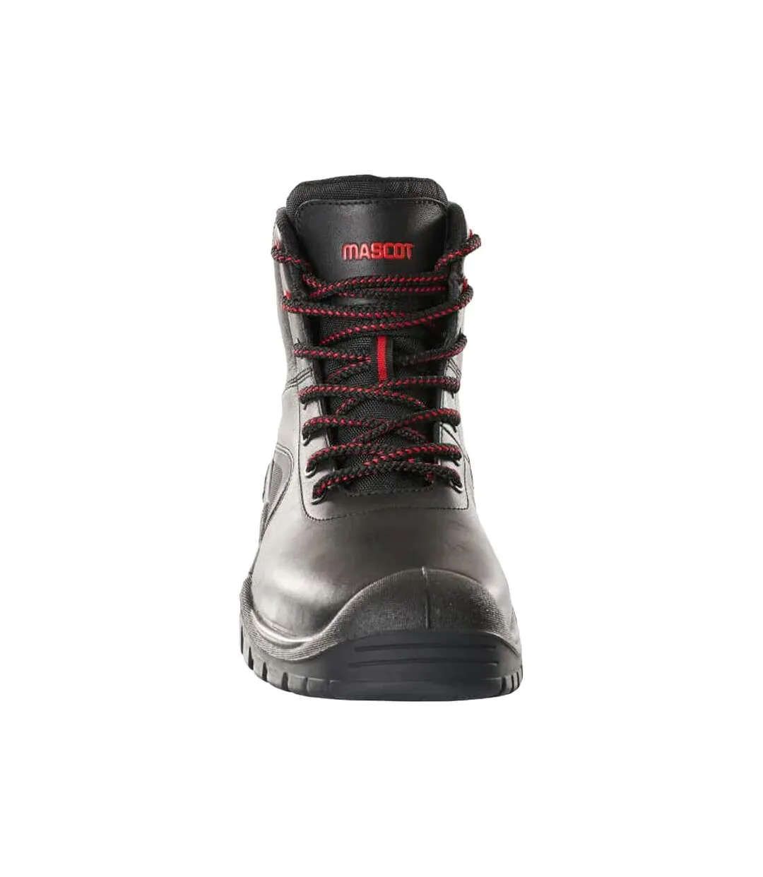 Mens Footwear Industry Leather Safety Boots Black Mascot-3