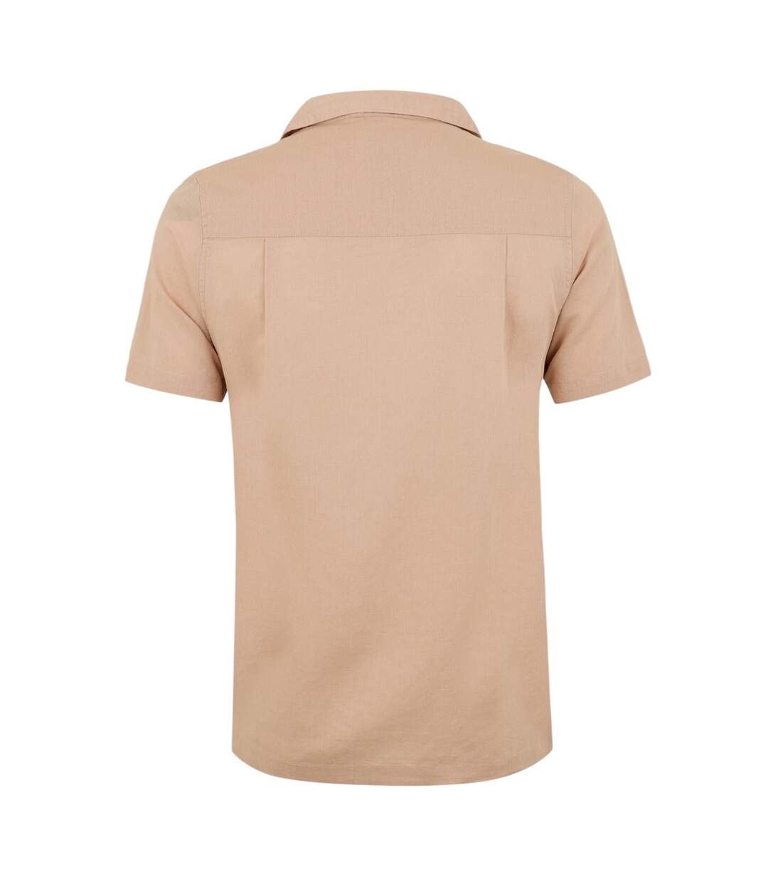 Mens Havanah Regular Short-sleeved Shirt Sand Luke-3