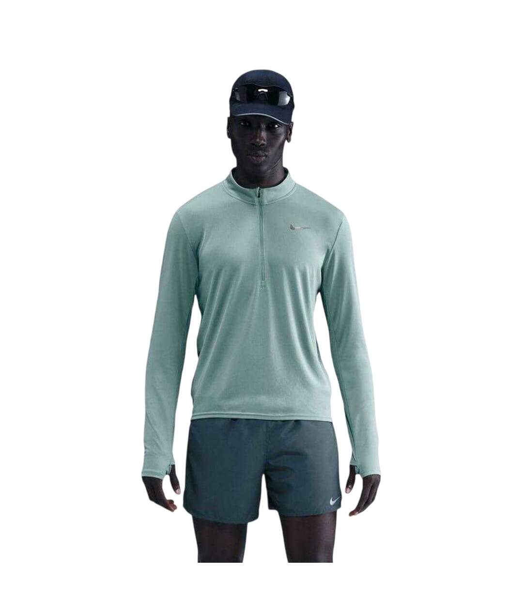 Haut Manches Longues Course À Pied Core Homme Turquoise Nike-2