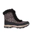 Womens/ladies Ohio Leopard Print Thermal Snow Boots Black Mountain Warehouse-4