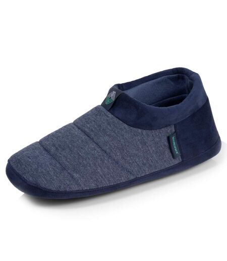 Isotoner Chaussons extra-light Bottillons homme micro éponge, semelle gomme antidérapante