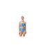 Maillot De Bain 1 Pièce Natation Motif/style Cachemire Femme Bleu Rose Speedo-1