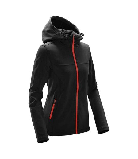 Veste Softshell Orbiter Femme Noir Rouge Vif Stormtech