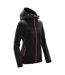 Veste Softshell Orbiter Femme Noir Rouge Vif Stormtech-2