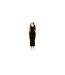 Robe Mi-longue Sans Manches Femme Noir Hugo-1