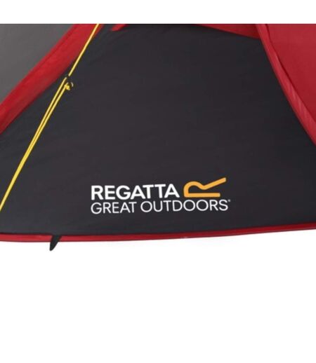Regatta Great Outdoors Malawi 2 Man Pop Up Tent (One Size) (Pepper/Seal Grey) - UTRG495