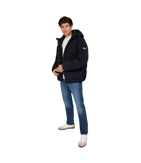 Doudoune Matelassée Motif/style Matelassé Homme Noir Respect