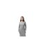 Robe Mi-longue Manches Longues Femme Gris Moyen Chiné Pieces-1