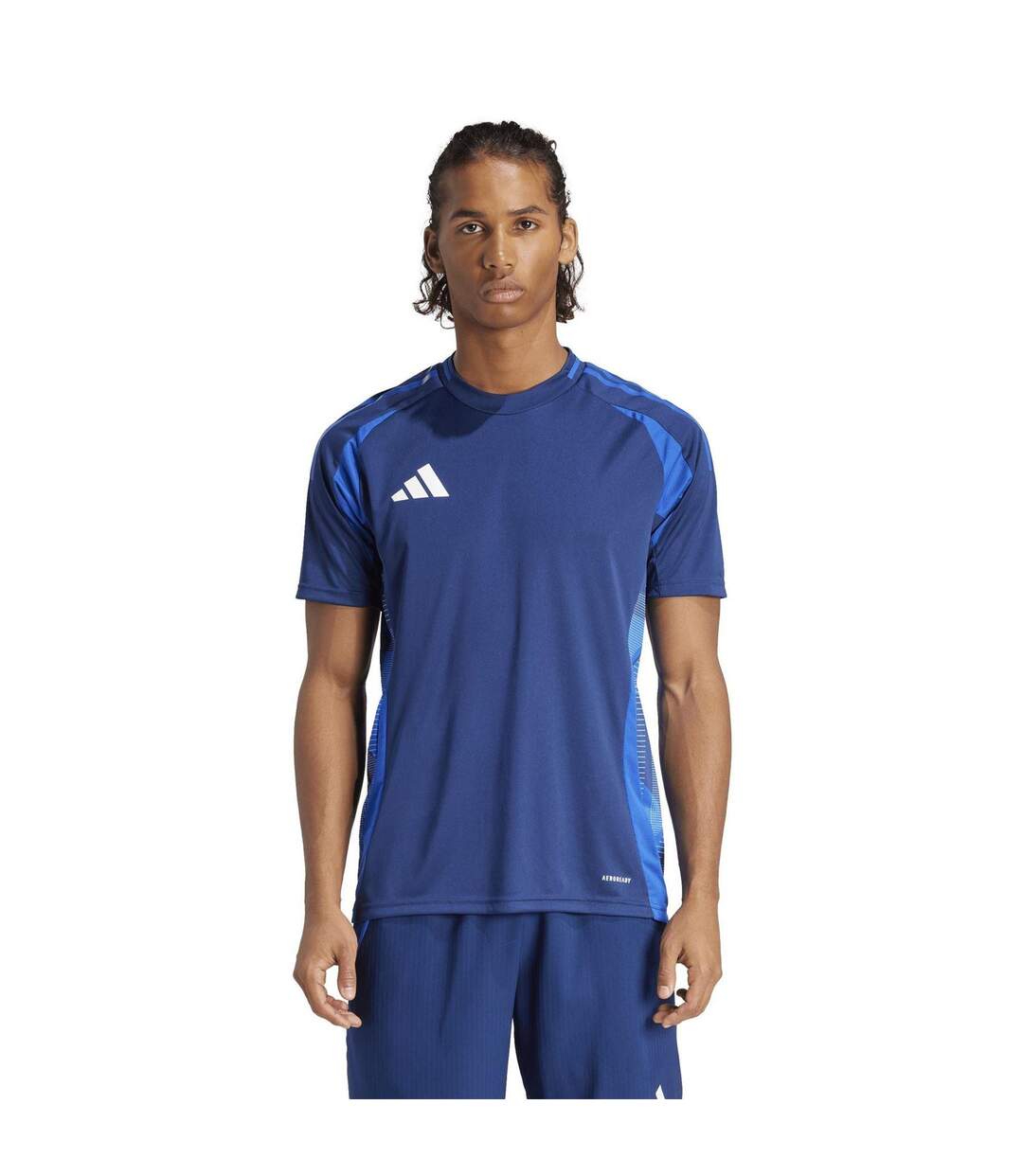 Maillot Motif/style Logo Tiro Competition Homme Bleu Marine Foncé Adidas-4