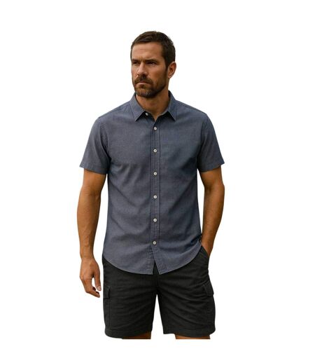 Chemise Motif/style Uni Homme Bleu Marine Sombre Roamers