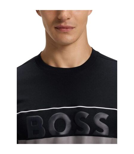 T-shirt Iconic Zone Homme Gris Foncé Boss