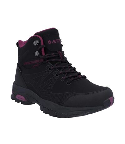 Bottines Jackdaw Femme Noir Bordeaux Hi-Tec