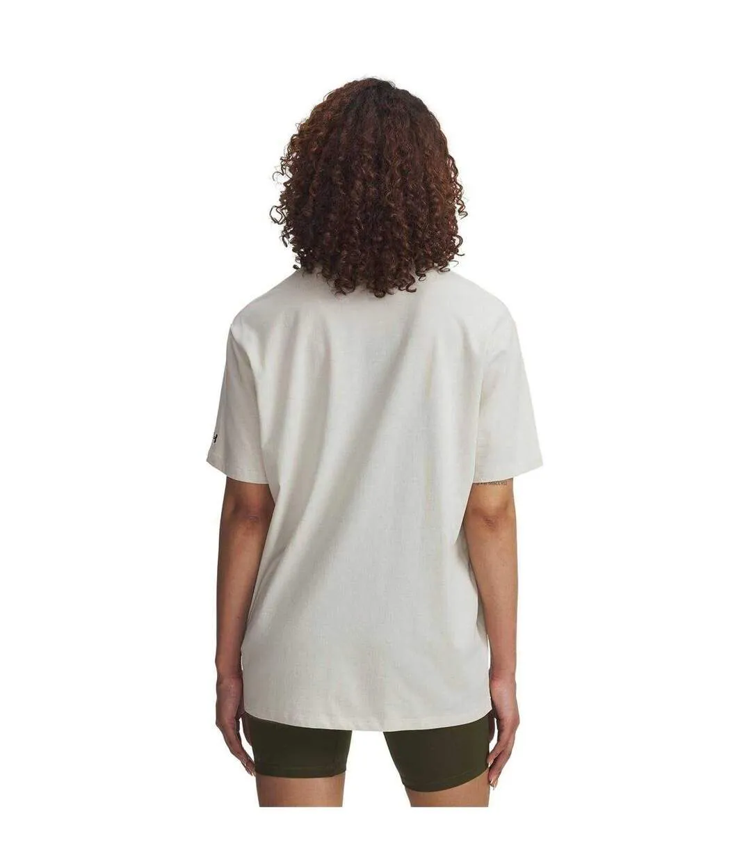 T-shirt Motif/style Texte Du Symbole Campus Ua Rival Femme Blanc Under Armour-2