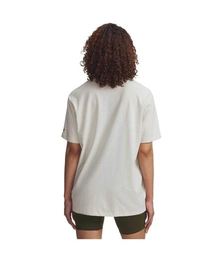 T-shirt Motif/style Texte Du Symbole Campus Ua Rival Femme Blanc Under Armour