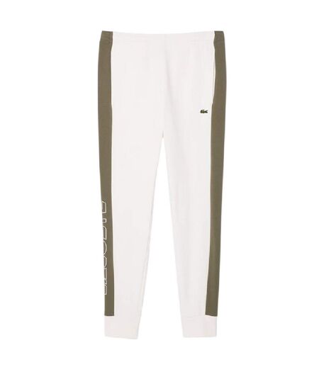 Pantalon De Jogging Motif/style Blocs De Couleurs Homme Crème Lacoste
