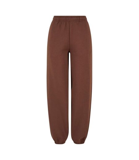 Bas De Jogging Duveteux Pour Femmes/femmes Brun Chocolat Build Your Brand
