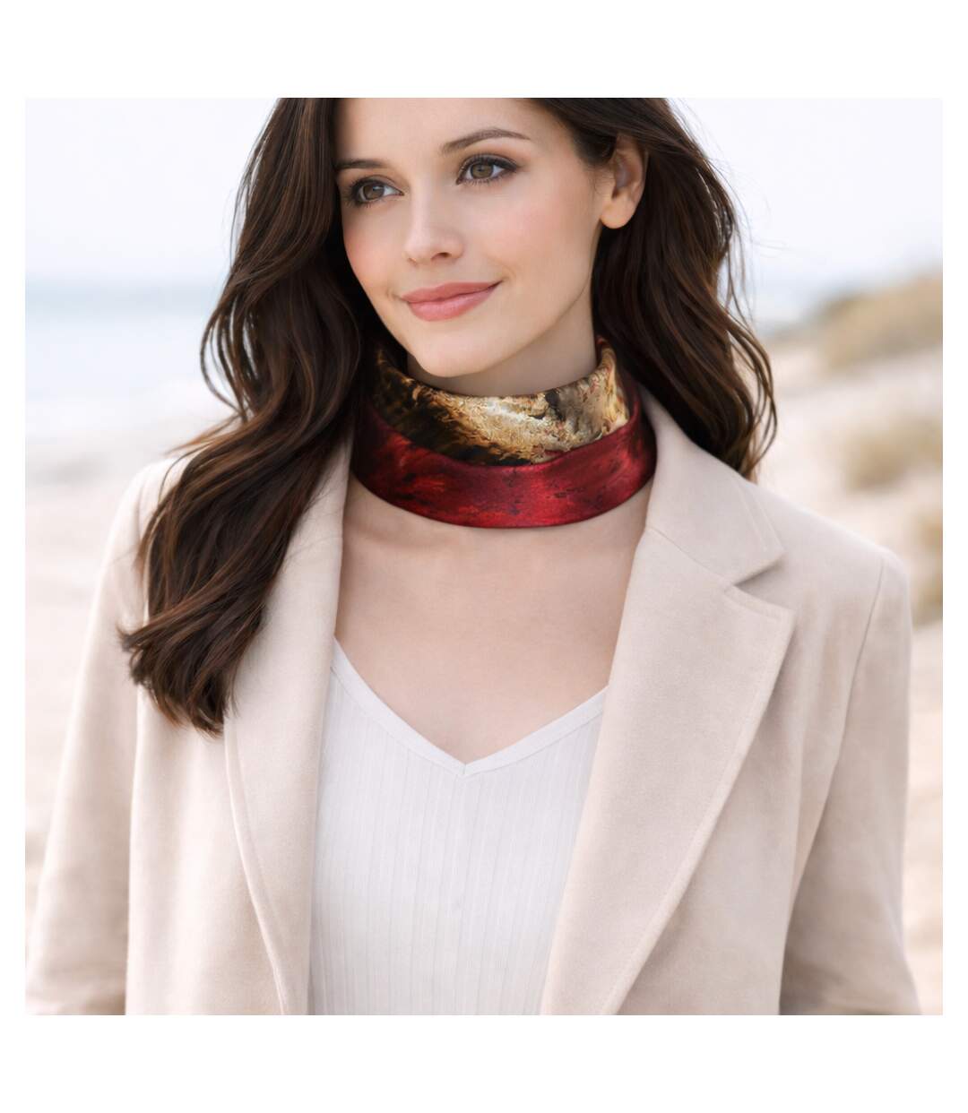 Foulard polysatin BELLA-1
