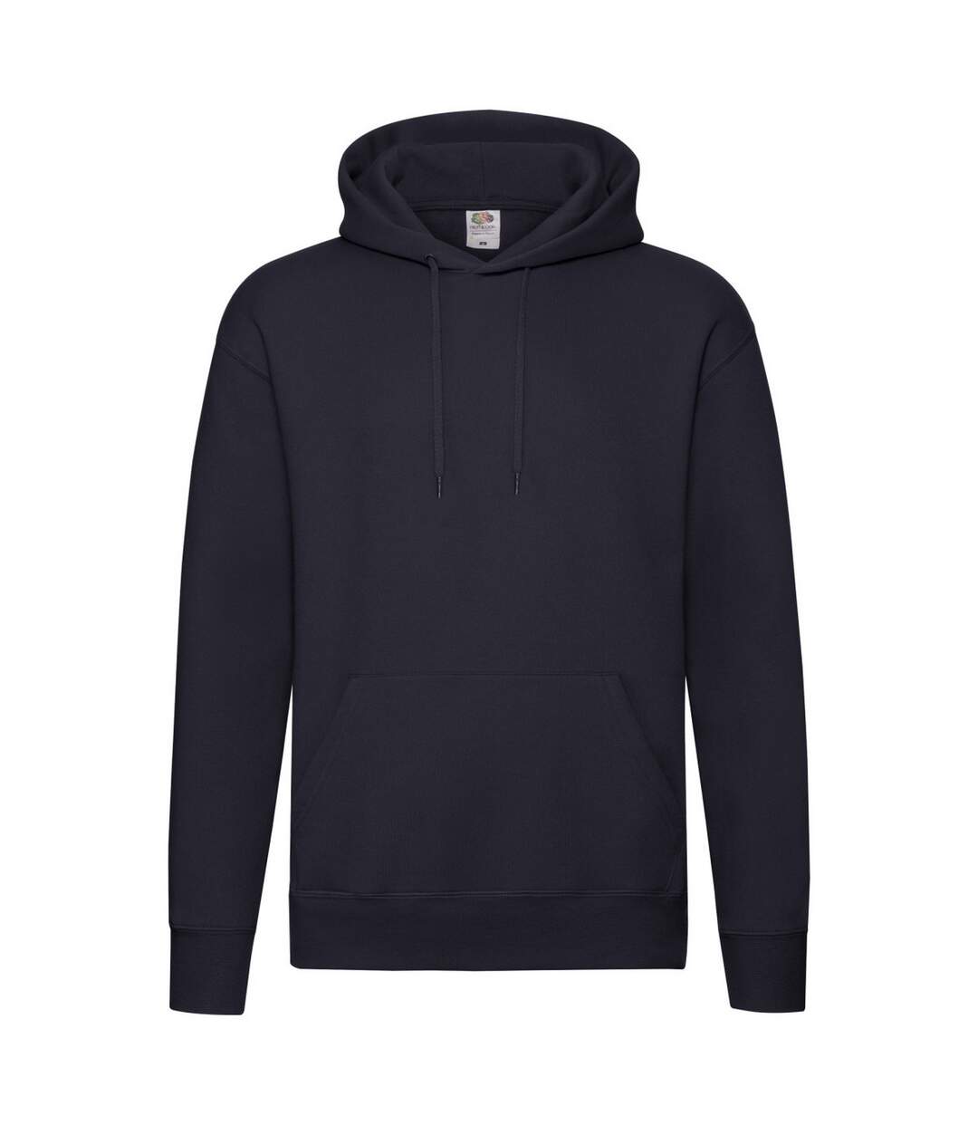 Sweat À Capuche Premium Homme Bleu Marine Sombre Fruit Of The Loom-1