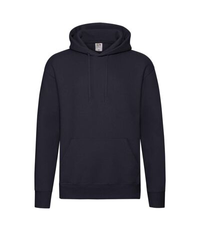 Sweat À Capuche Premium Homme Bleu Marine Sombre Fruit Of The Loom