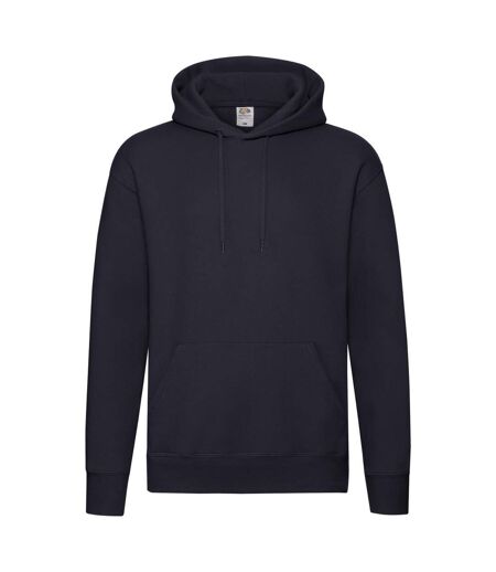 Sweat À Capuche Premium Homme Bleu Marine Sombre Fruit Of The Loom