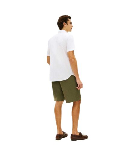 Chemise Manches Courtes Homme Blanc Tommy Hilfiger