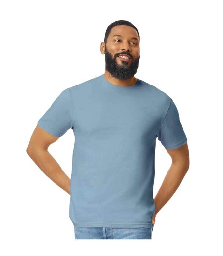 T-shirt manches courtes homme bleu de gris Gildan