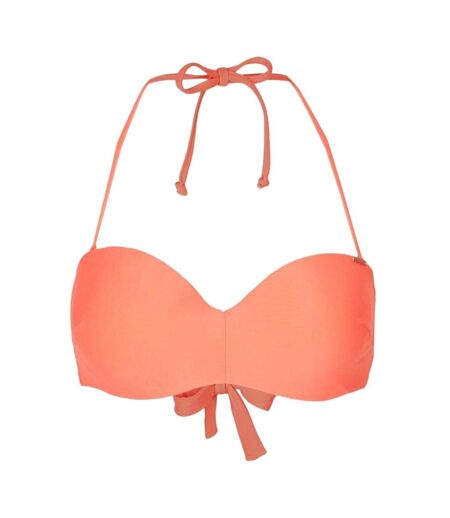 Haut de maillot de bain orange femme o'neill havaa