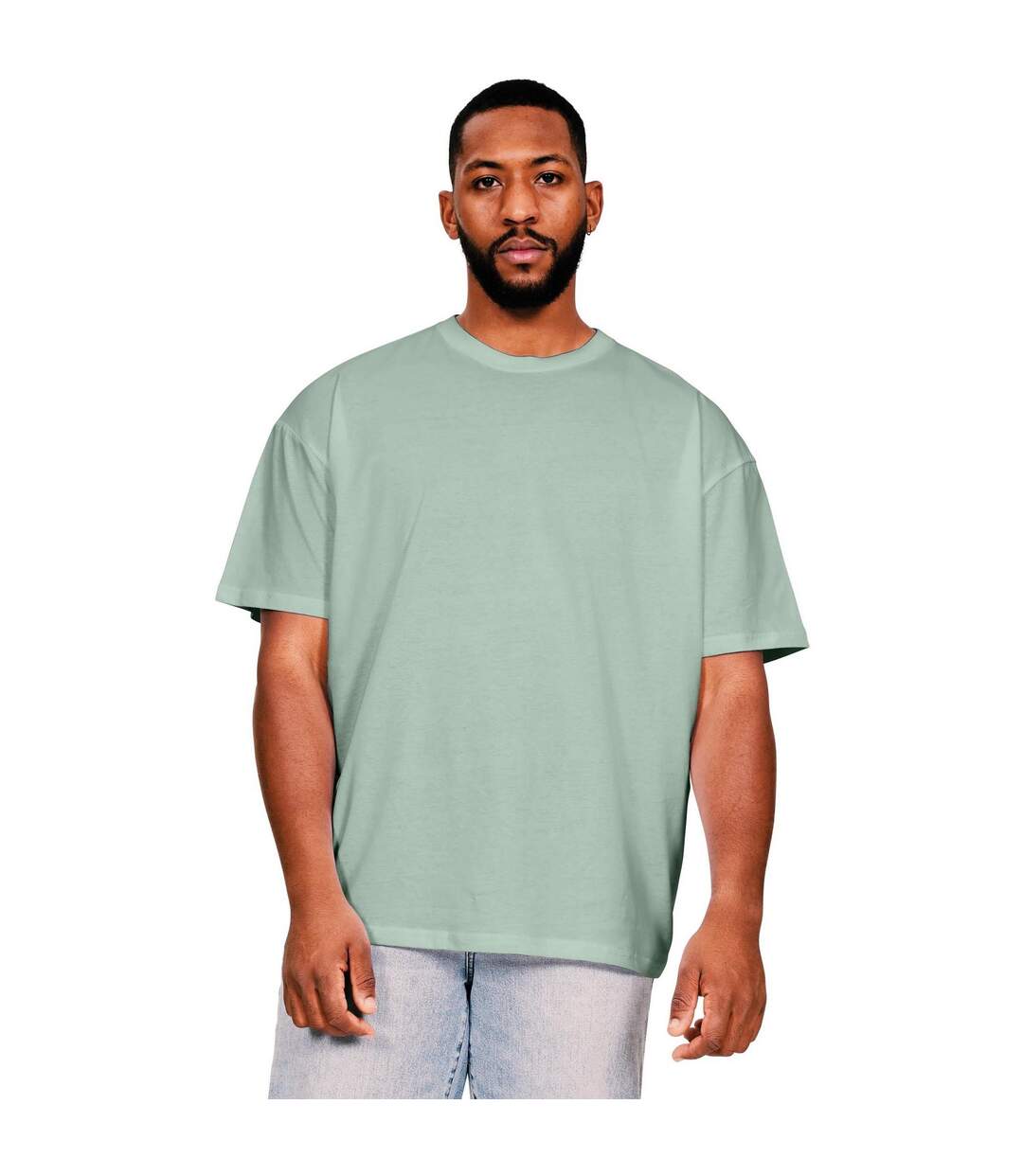 T-shirt core homme vert de gris Casual Classics-1