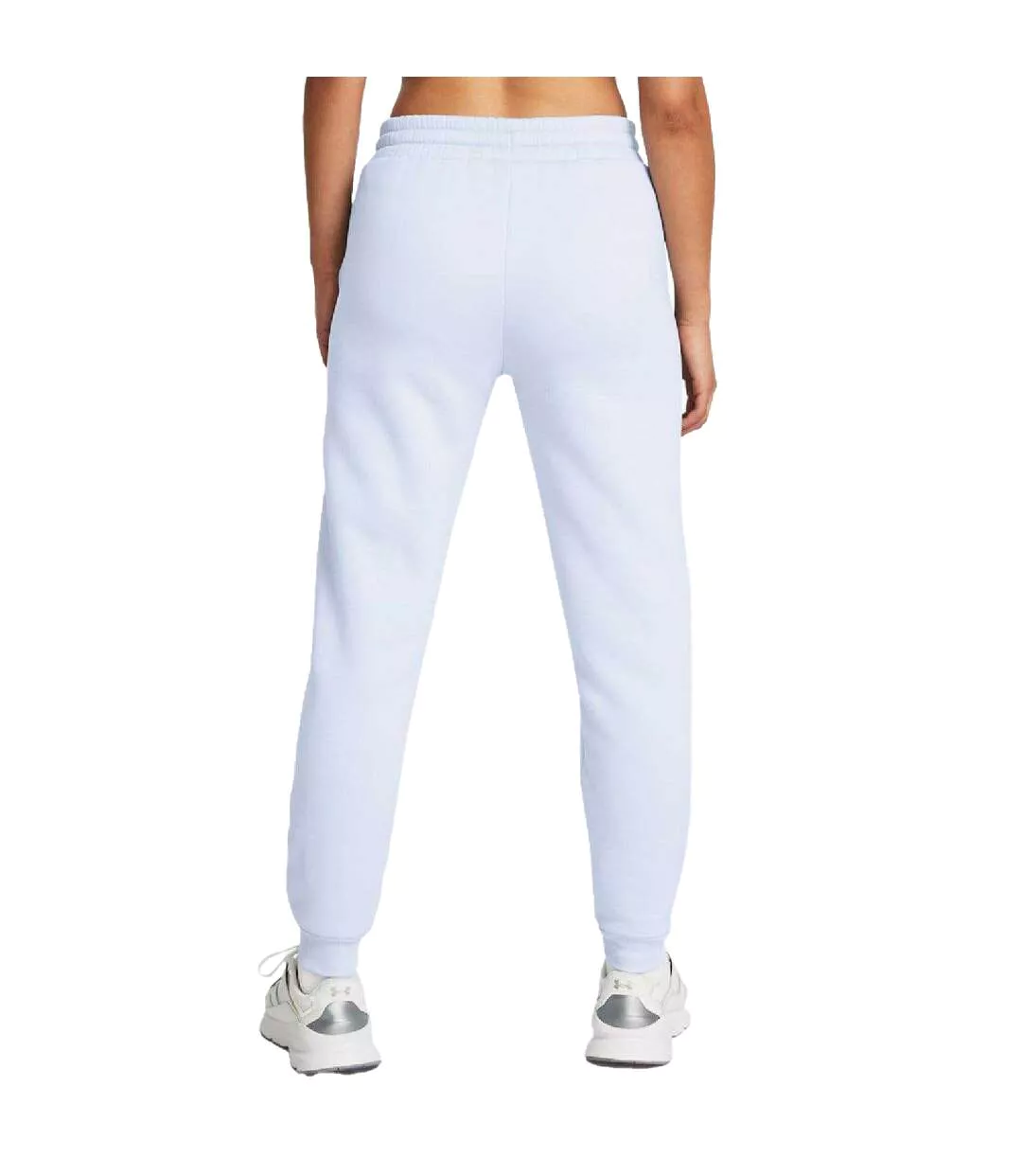 Womens/ladies Fleece Jogging Bottoms Blue Under Armour-4